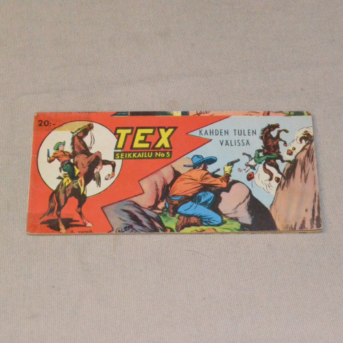 Tex liuska 05 - 1956 Kahden tulen välissä (4. vsk)